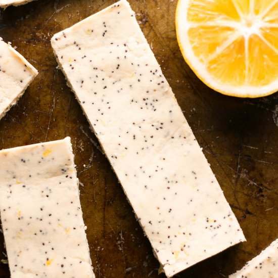 Lemon Poppy Seed Protein Bars