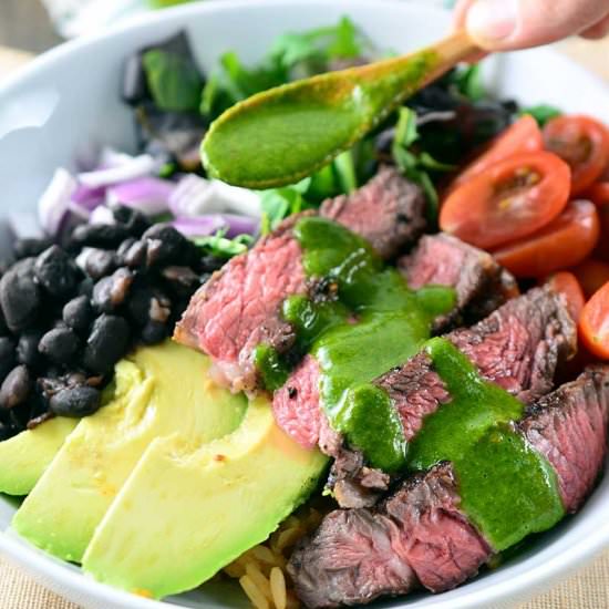 Chimichurri Steak Bowl