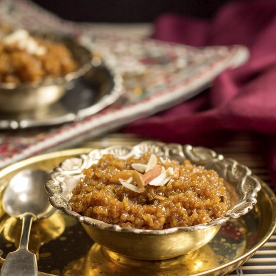 Broken Wheat Sanja With Jaggery