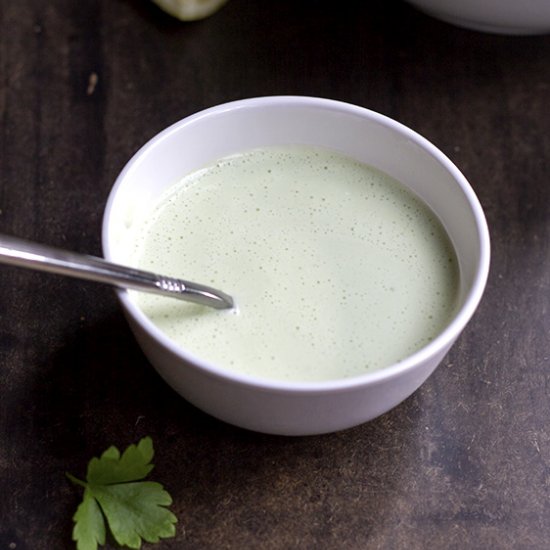 Greek Yogurt Dressing With Parsley