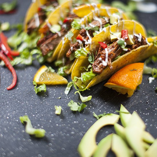 Mexican Braised Brisket Tacos