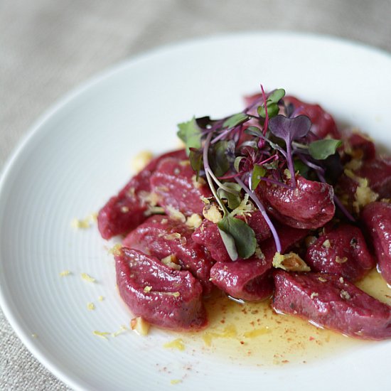 Ricotta & Beetroot Gnocchi