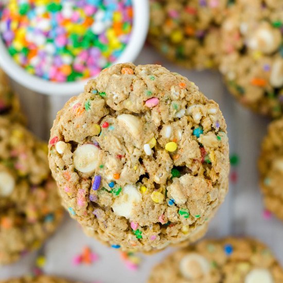 funfetti oatmeal cookies