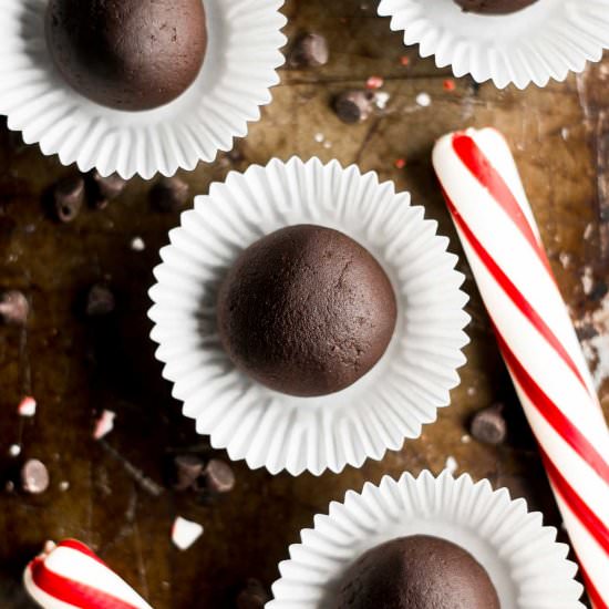 Chocolate Peppermint Mocha Truffles