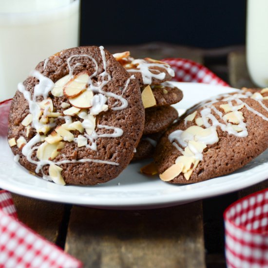 Mocha Almond Brickle Cookies