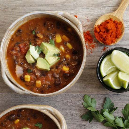 Black bean soup