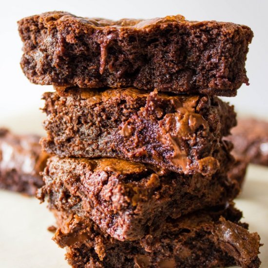 Homemade Double Chocolate Brownies