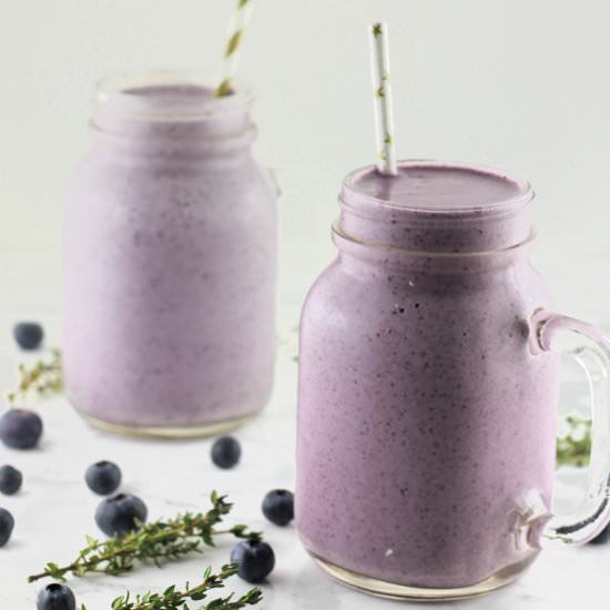 Blueberry, Honey & Thyme Smoothie