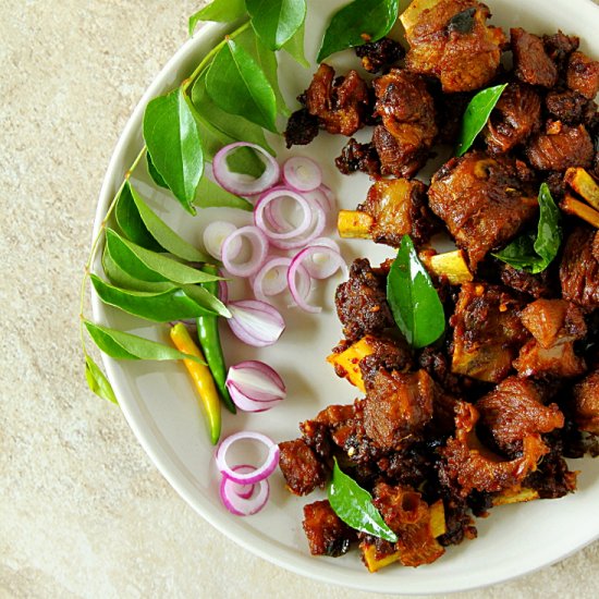 Spicy Mutton Fry