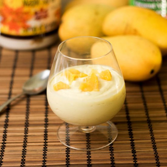 Three Ingredient Mango Mousse