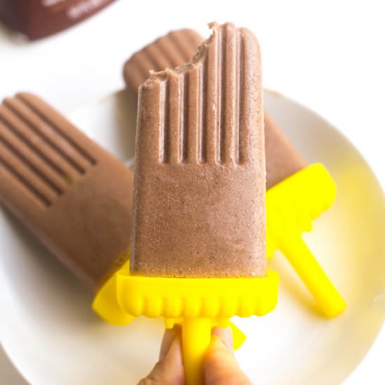 Two Ingredient Chocolate Banana Pop