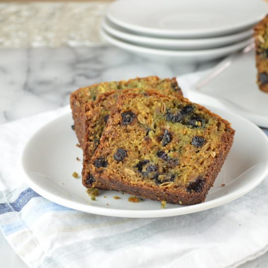 Yogurt and Blueberry Granola Bread