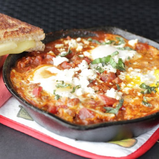 Shakshuka with Hot Italian Sausage