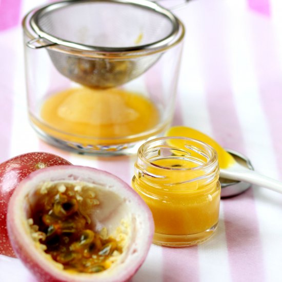 Homemade Passion Fruit Curd