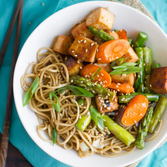 Sesame Soba Noodle Bowls