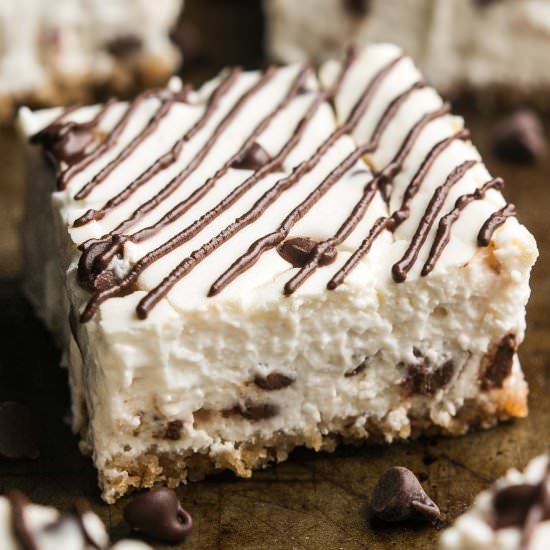 Chocolate Chip Cheesecake Bars