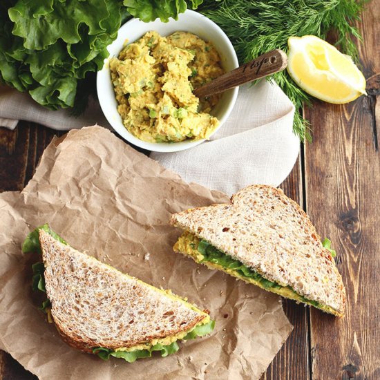 Classic Chickpea “Egg” Salad