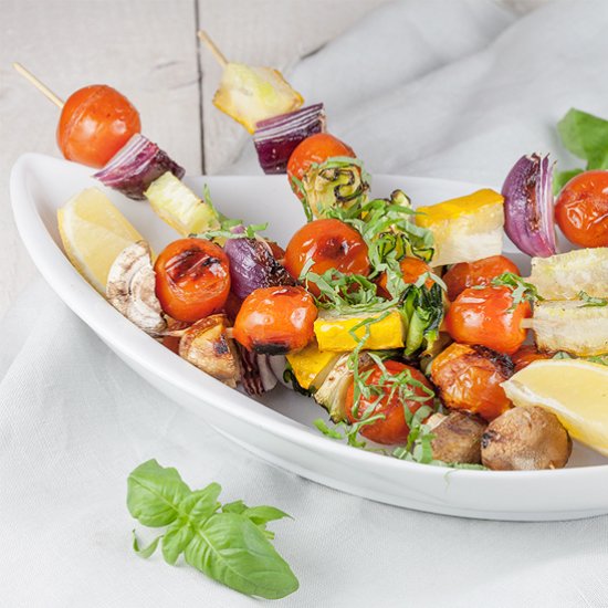 Chargrilled Vegetable Kebabs