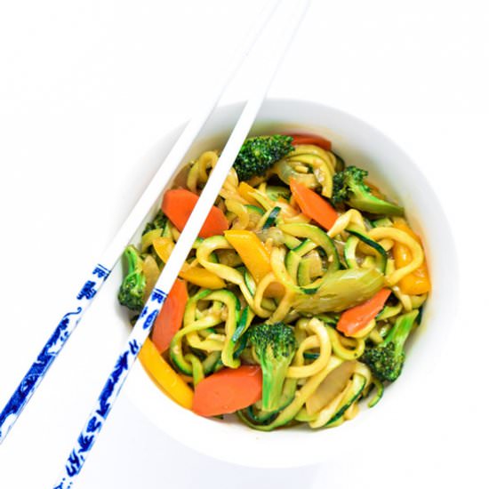 Easy Szechuan Veggie Zoodles