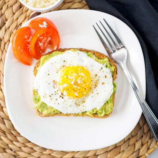 Fried Egg on Avocado Toast