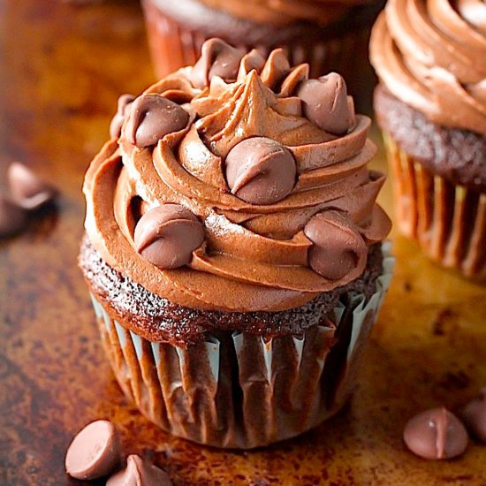 Super Decadent Chocolate Cupcakes