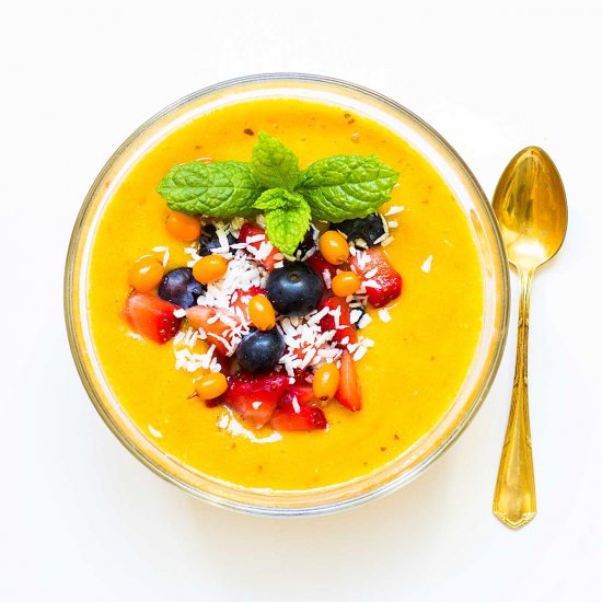 Sea Buckthorn Smoothie Bowl