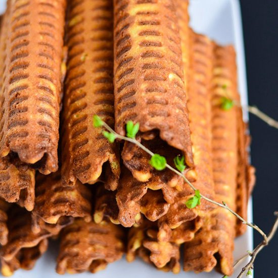 Traditional Lithuanian waffles