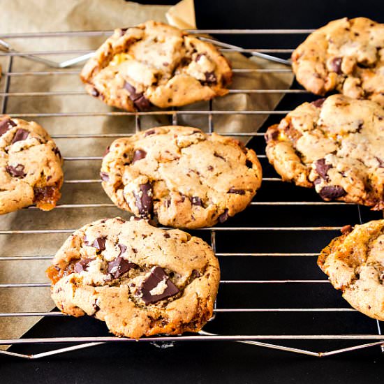 Honeycomb Chocolate Chunk Cookies