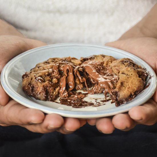 Chocolate Chip Cookie In Microwave