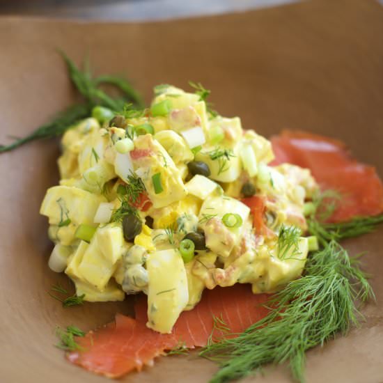 Smoked Salmon Egg Salad