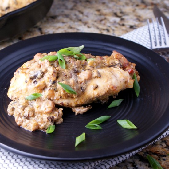 Mushroom Dijon Chicken Skillet