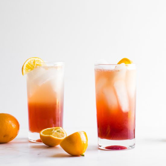 Pomegranate Tom Collins