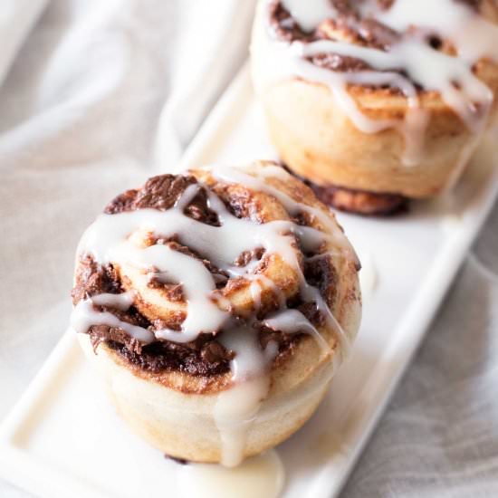 Mini Nutella Cinnamon Rolls