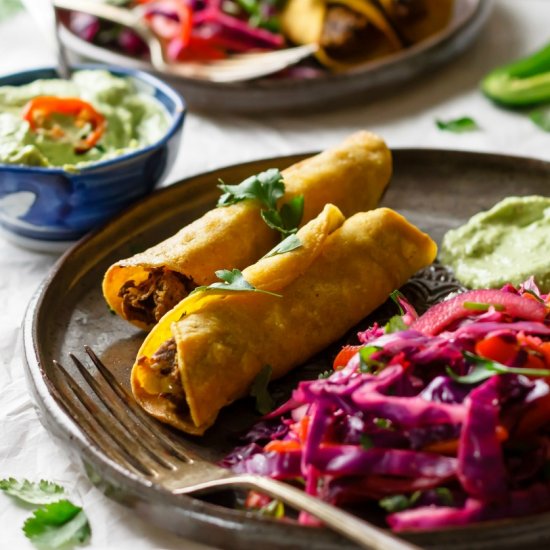 Easy Vegan Taquitos