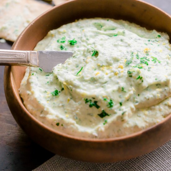 Whipped Goat Cheese with Herbs