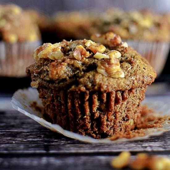 Cardamom Banana Nut Muffin