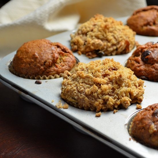 Moist and Easy Banana Muffins