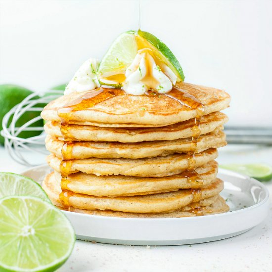 Key Lime Pie Pancakes