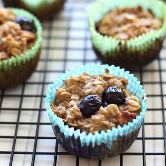 Baked Oatmeal Cupcakes