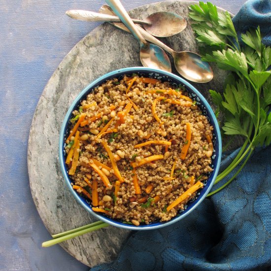 Za’atar Spiced Quinoa with Carrots