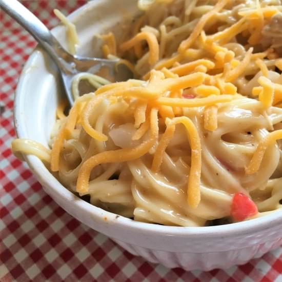 Cheesy Chicken Spaghetti