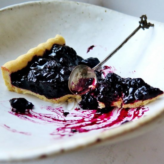 Spiced Blueberry & Orange Zest Tart