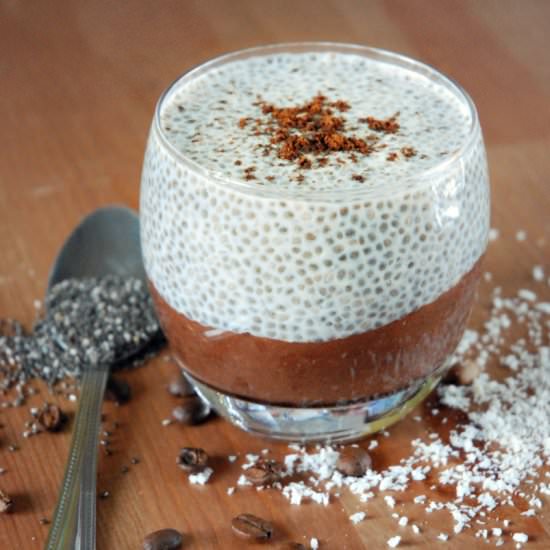 Chia Pudding with Coca