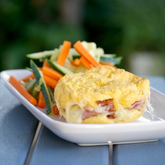 Ham & Cheese Cornbread Bakes