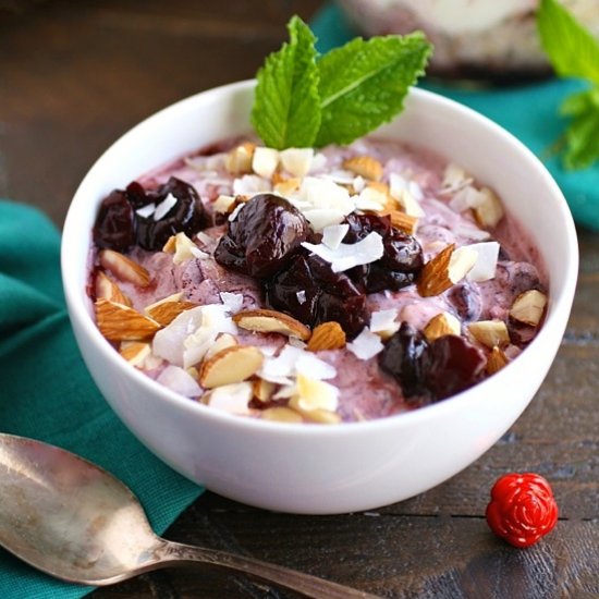 Cherry-Almond Overnight Oats