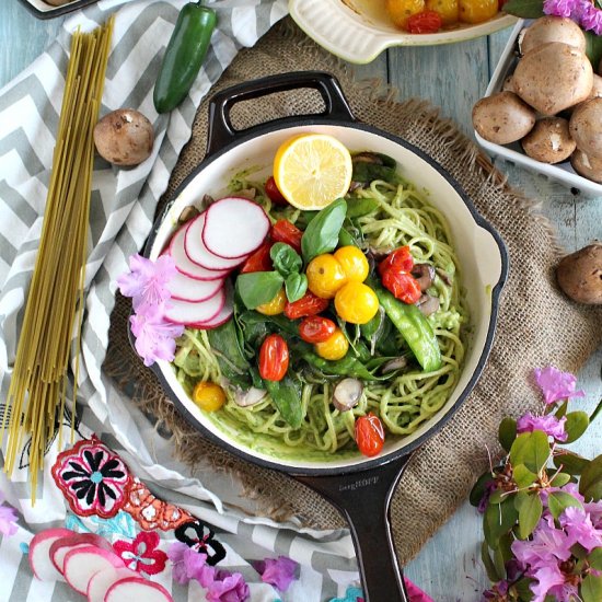 Caramelized Mushrooms Vegan Pasta