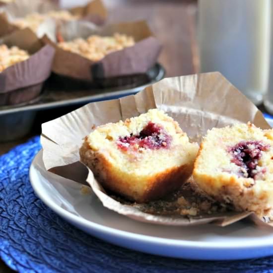 Jammy Crumb Muffins