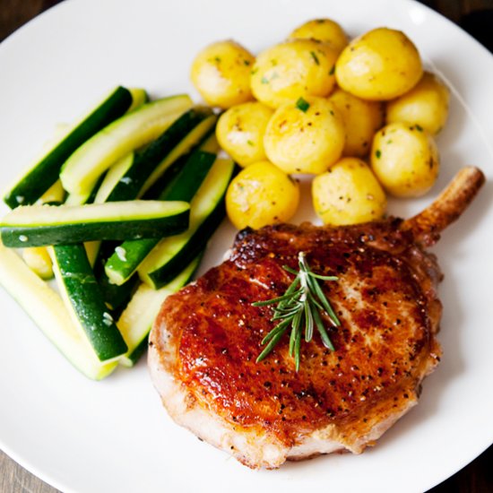 Pan-Seared Pork Chops