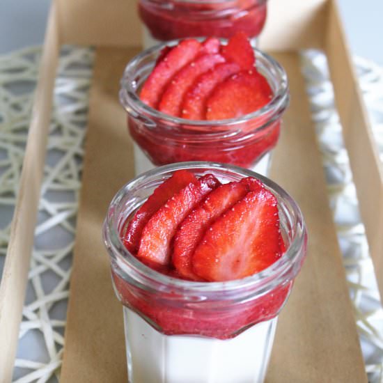 Rose-Flavored Panna Cotta