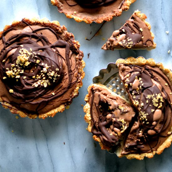 Vegan Hawaij Coffee Ice Cream Tarts